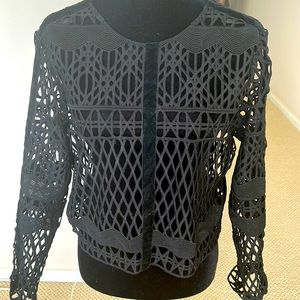 Top shop cool woven top with camisole